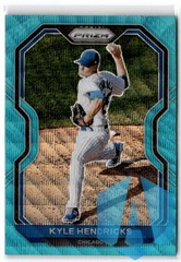 2021 Panini Prizm Teal Wave Kyle Hendricks #97 Chicago Cubs